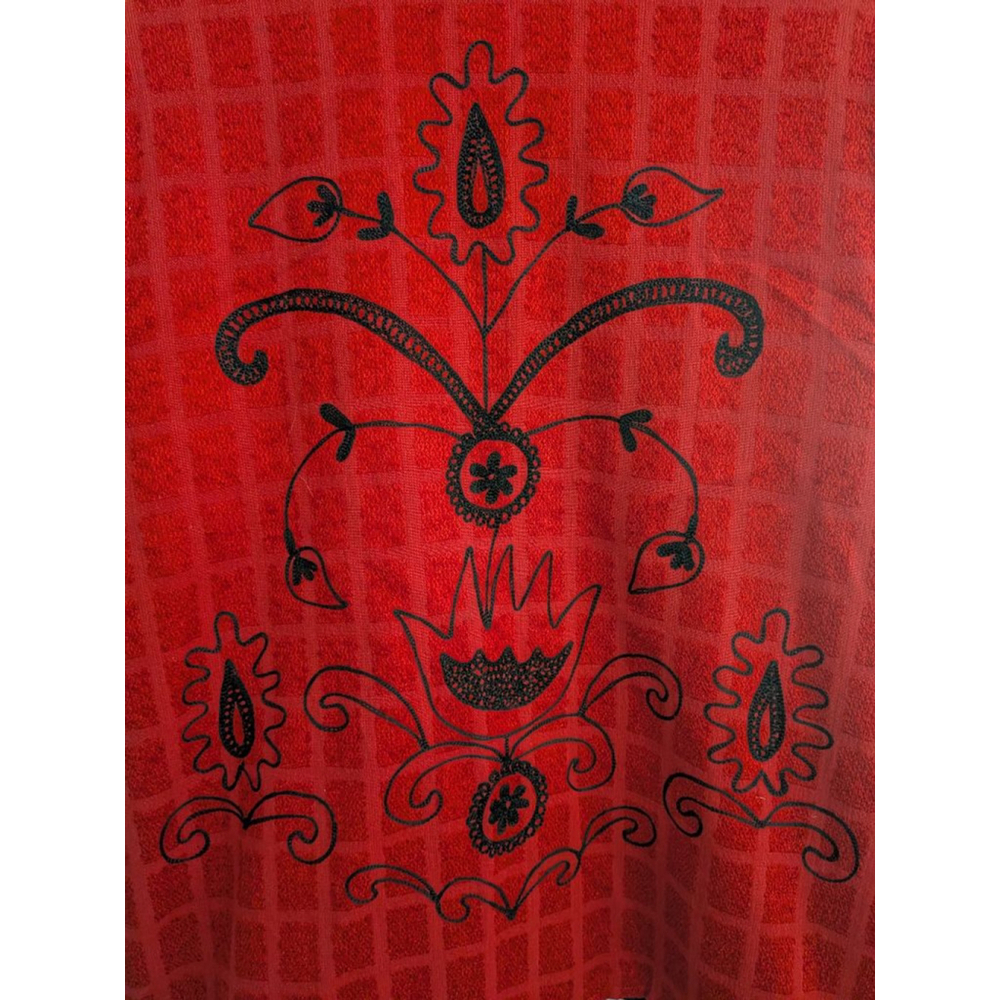 Women's Alex Kin Red & Black Embroidered Blazer PXL - Picture 5 of 6